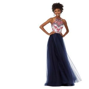 Blondie Nites by Stacy Sklar Embroidered Tulle Special Occasions Dress